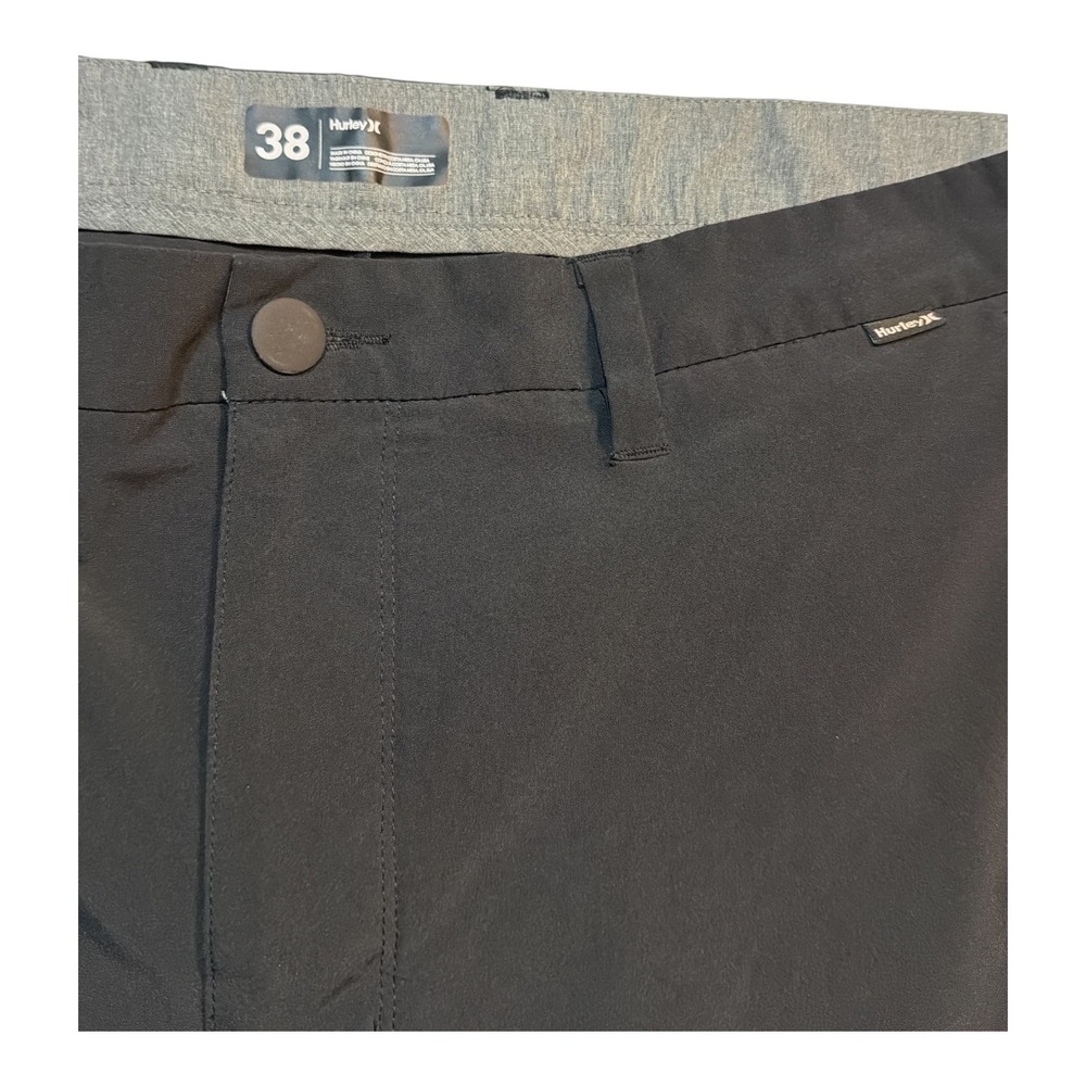 Hurley phantom flex 2.0 hybrid board shorts walk athletic chino black summer 38 - Picture 3 of 6